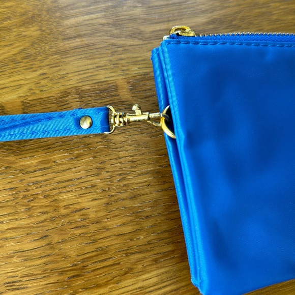 Tory Burch Blue Nylon Wristlet - Picture 3 of 12